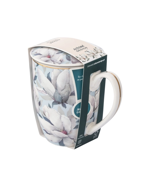 Zdjęcie: Kubek Magnolia błękitna 350 ml z pokrywką i zaparzaczem ALTOM DESIGN