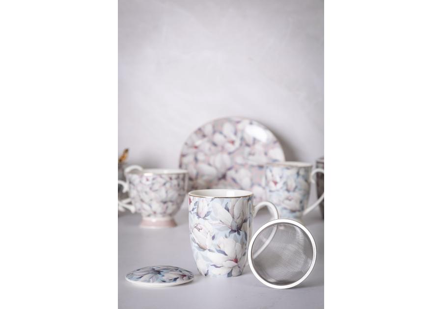 Zdjęcie: Kubek Magnolia błękitna 350 ml z pokrywką i zaparzaczem ALTOM DESIGN