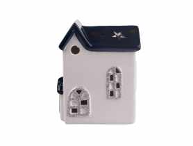 Domek oświetlenie LED granatowy dach 10x6x12 cm ALTOMDESIGN