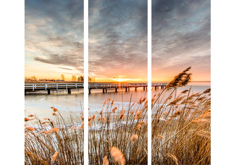 Zdjęcie: Obraz Canvas By The Sea 3x27x75 cm Ex499 Jetty Set STYLER