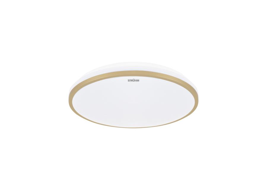 Zdjęcie: Plafoniera SMD LED Linus LED C 12 W NW kolor złoty STRUHM