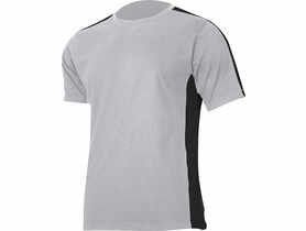 Koszulka T-Shirt 180g/m2, szaro-czarna, 2XL, CE, LAHTI PRO
