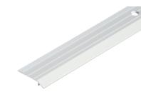 Zdjęcie: Profil progowy ochronny skośny aluminium anoda 30 mm 1,8 m srebrny CEZAR