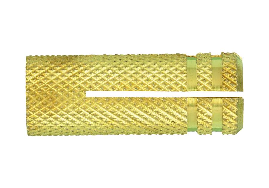 Zdjęcie: Tuleja mosiężna z gwintem wewnętrznym TM M10 mm 50 sztuk RAWLPLUG