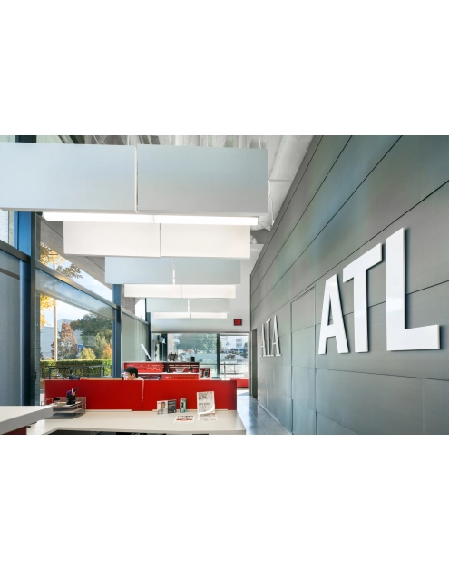 Zdjęcie: Pochłaniacz przestrzenny Contour Ac 1200x600x50 mm bezramowy pochłaniacz przestrzenny ROCKFON