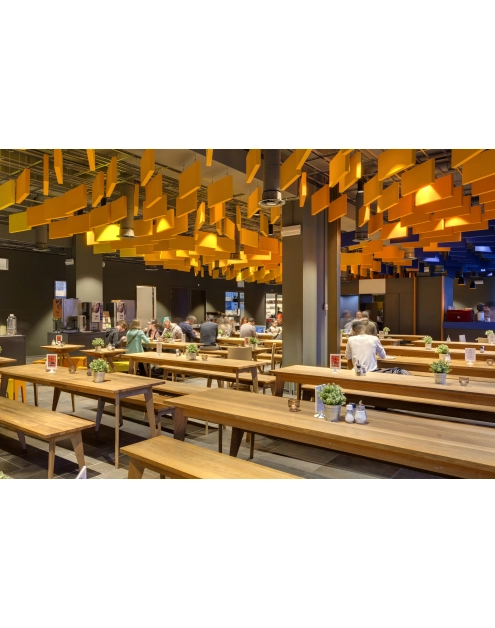 Zdjęcie: Pochłaniacz przestrzenny Contour Ac 1200x600x50 mm bezramowy pochłaniacz przestrzenny ROCKFON