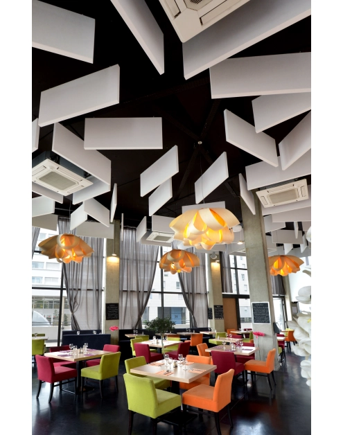 Zdjęcie: Pochłaniacz przestrzenny Contour Ac 1200x600x50 mm bezramowy pochłaniacz przestrzenny ROCKFON