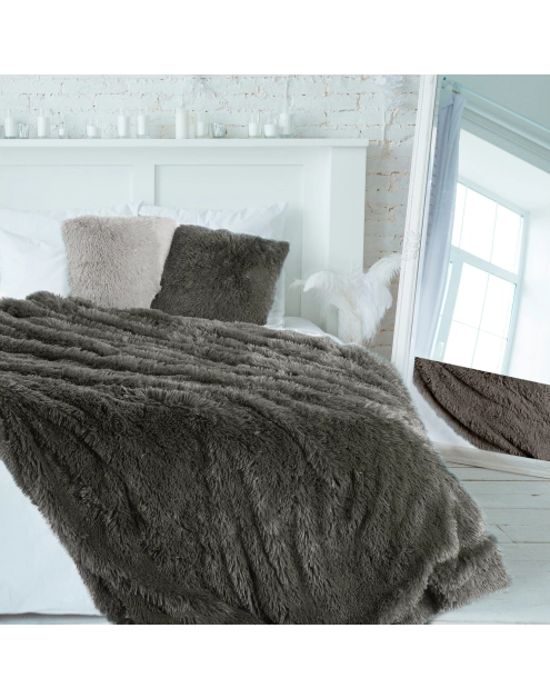 Zdjęcie: Narzuta Lettie 170x210 cm stalowy EUROFIRANY