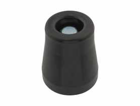 Odbojnik drzwiowy gumowy 60x50 mm czarny METRO