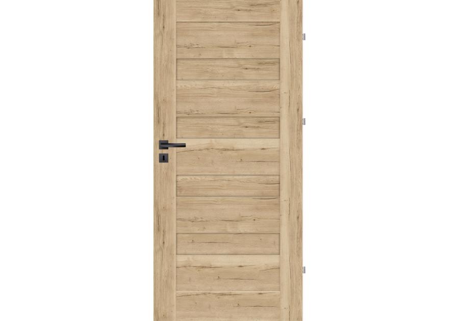 Zdjęcie: Drzwi wewnętrzne Efez 70P dąb halifax, pełne NAWADOOR