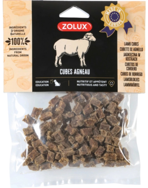 Zdjęcie: Przysmak naturalny dla psa Kostki jagnięce 100 g ZOLUX