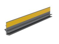 Zdjęcie: Listwa PVC BP12 Mini U L300 6/3 szary jasny, tynkarska z uszczelką BELLA PLAST