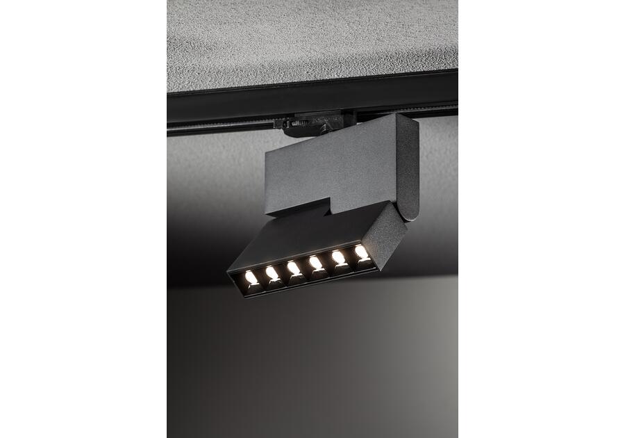 Zdjęcie: Oprawa LED do szynoprzewodu Sierra 18 W czarna GTV