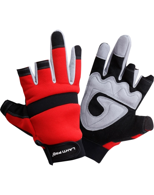 Zdjęcie: Rękawice warsztatowe bez 3 palców,  10,CE,LAHTI PRO