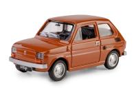 Zdjęcie: Model metalowy Fiat 126P brązowy DAFFI