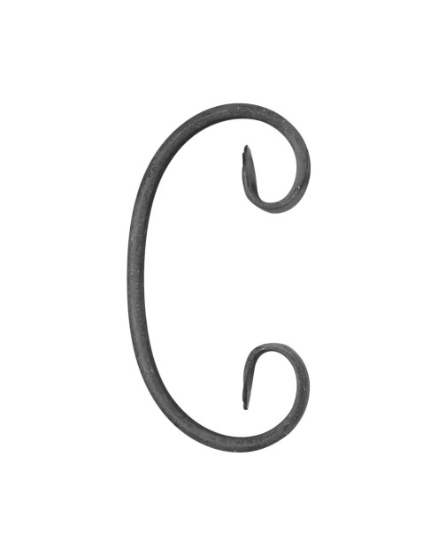 Zdjęcie: Motyw z płaskownika C 12x6 mm 150x75 mm METRO