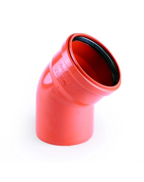 Zdjęcie: Kolano kanalizacyjne KZ PVC  110 30 stopni PIPE LIFE