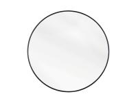 Zdjęcie: Lustro Aurelo koło 60 cm czarna aluminiowa rama INDAVO