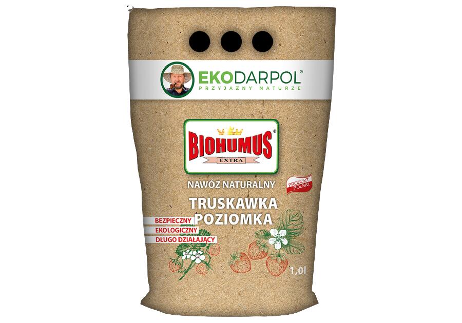 Zdjęcie: Nawóz naturalny do truskawek/malin 1 kg  BIOHUMUS EXTRA