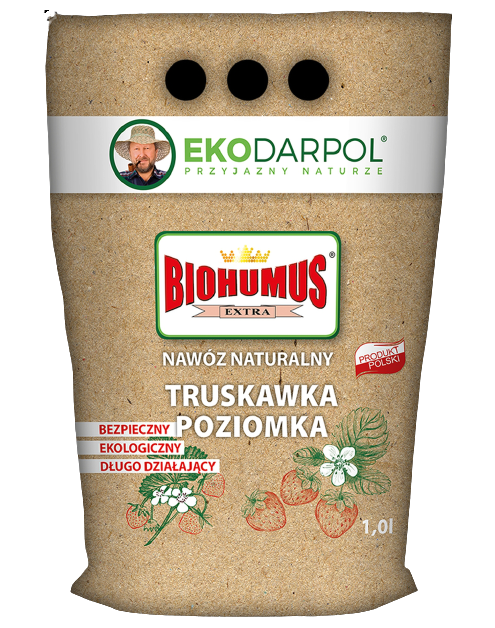 Zdjęcie: Nawóz naturalny do truskawek/malin 1 kg  BIOHUMUS EXTRA