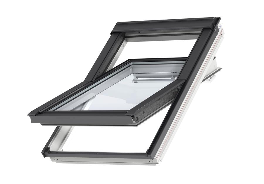 Zdjęcie: Okno obrotowe GGL MK08 2070 drewniane, malowane na biało VELUX