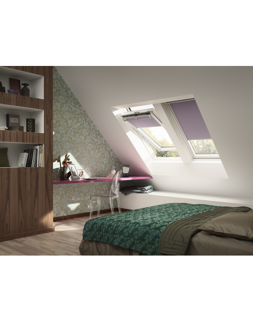 Zdjęcie: Okno obrotowe GGL MK08 2070 drewniane, malowane na biało VELUX