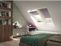 Zdjęcie: Okno obrotowe GGL MK08 2070 drewniane, malowane na biało VELUX