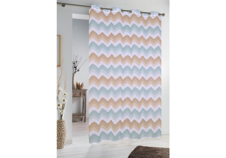 Zdjęcie: Zasłona dekoracyjna Patos 140x250 cm zieleń CKR/LASHER