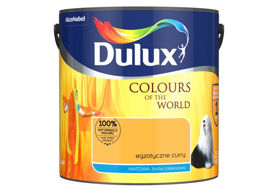 Zdjęcie: Farba do wnętrz Kolory Świata 2,5 L egzotyczne curry DULUX