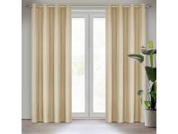 Zdjęcie: Zasłona gotowa Rita 140x250 cm beżowy EUROFIRANY