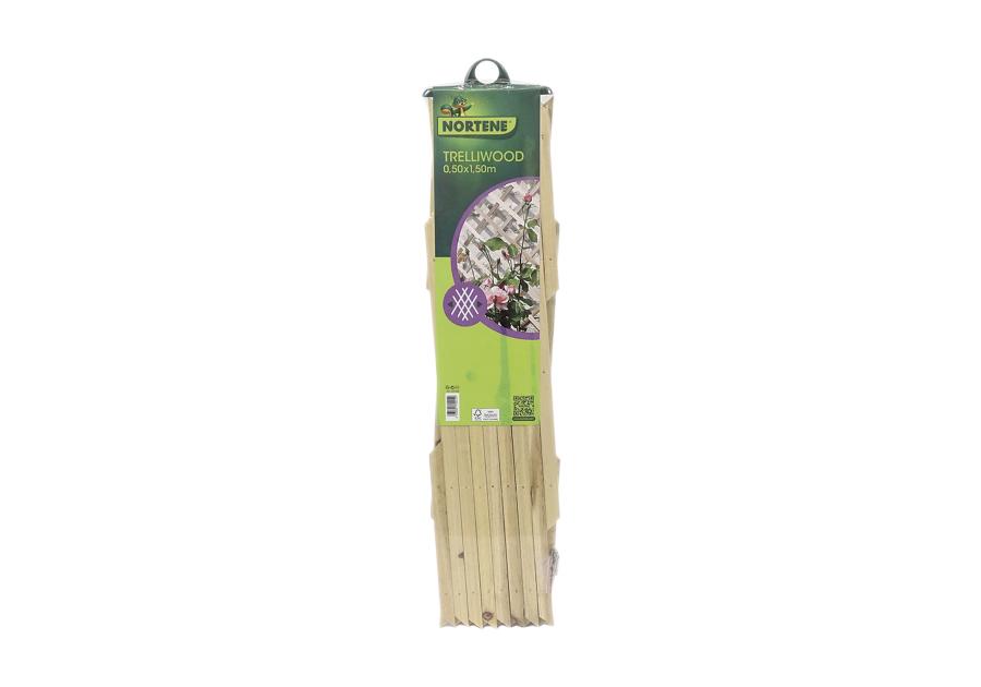 Zdjęcie: Drewniana kratka Trelliwood 0,50 x 1,50 m, naturalny NORTENE
