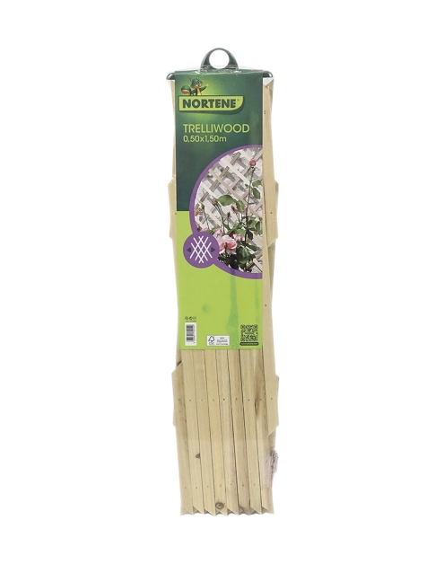 Zdjęcie: Drewniana kratka Trelliwood 0,50 x 1,50 m, naturalny NORTENE
