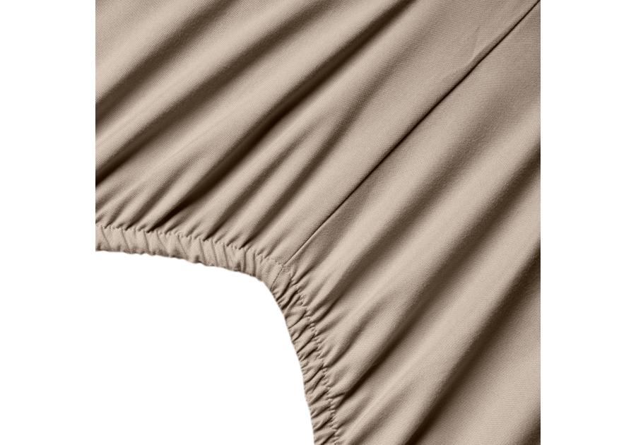 Zdjęcie: Prześcieradło z gumką mikrowłókno Soft 160x200+30 cm beżowe EUROFIRANY