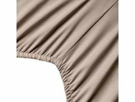 Prześcieradło z gumką mikrowłókno Soft 160x200+30 cm beżowe EUROFIRANY