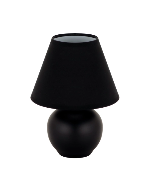 Zdjęcie: Lampka stołowa Gala E14 kolor czarny max 25 W STRUHM