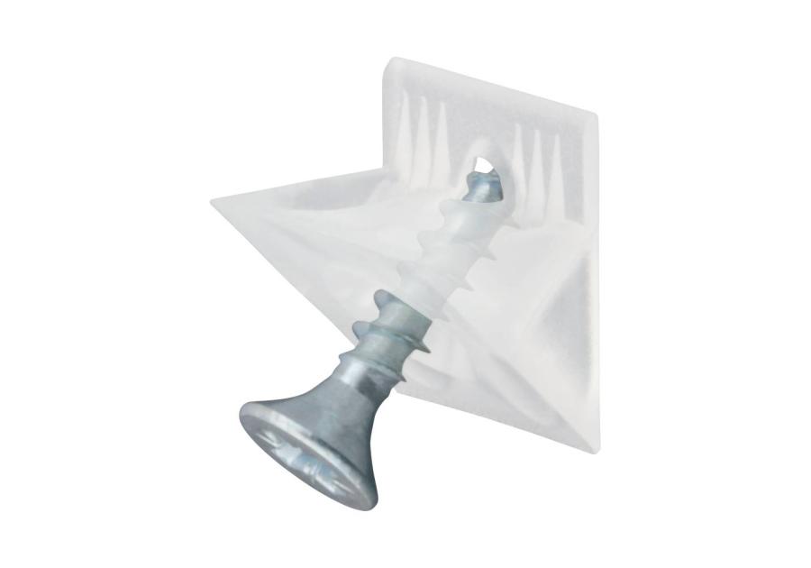 Zdjęcie: Stabilizator ścianki tylnej z wkrętem 3,5x16 mm bezbarwny, 20 sztuk STAHL