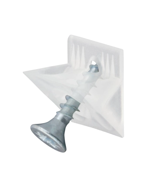 Zdjęcie: Stabilizator ścianki tylnej z wkrętem 3,5x16 mm bezbarwny, 20 sztuk STAHL