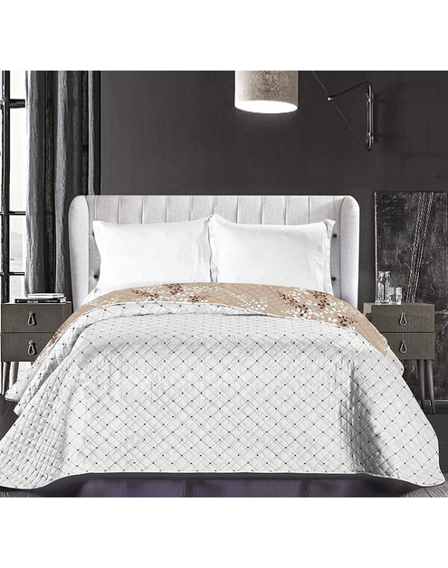 Zdjęcie: Narzuta Calluna brązowo-beżowa 220x240 cm DECO KING