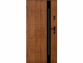Drzwi zewnętrzne andromeda złoty dąb 90l komplet PANTOR