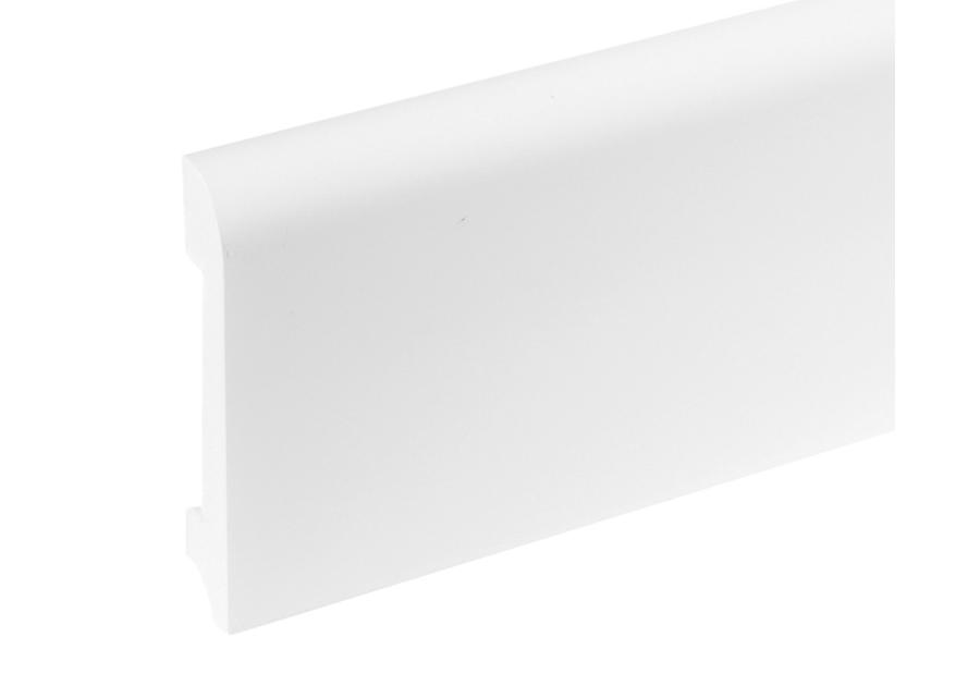 Zdjęcie: Listwa przypodłogowa 78x13 mm  - 2,44 m biały farba podkładowa CEZAR