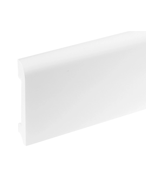 Zdjęcie: Listwa przypodłogowa 78x13 mm  - 2,44 m biały farba podkładowa CEZAR