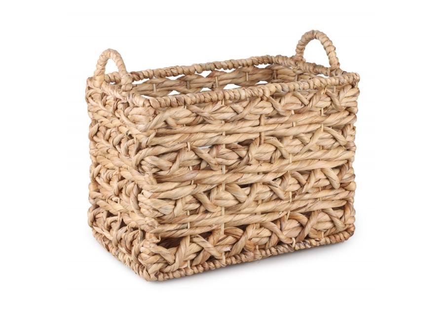 Zdjęcie: Kosz z hiacyntu wodnego z uchwytami 32x22x22/28 cm TIN TOURS