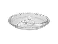 Zdjęcie: Patera szklana Love dzielona średnica 23,5 cm ALTOM DESIGN