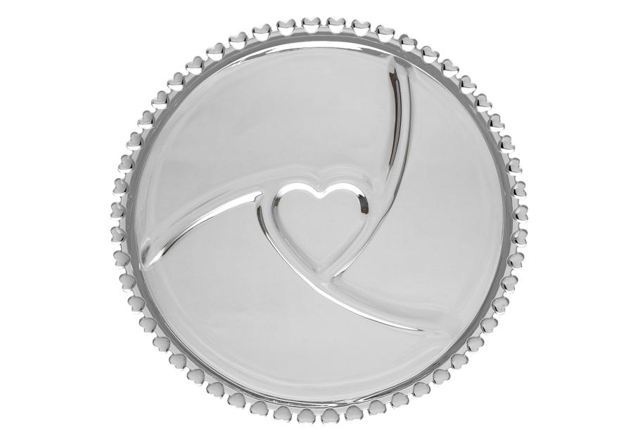 Zdjęcie: Patera szklana Love dzielona średnica 23,5 cm ALTOM DESIGN