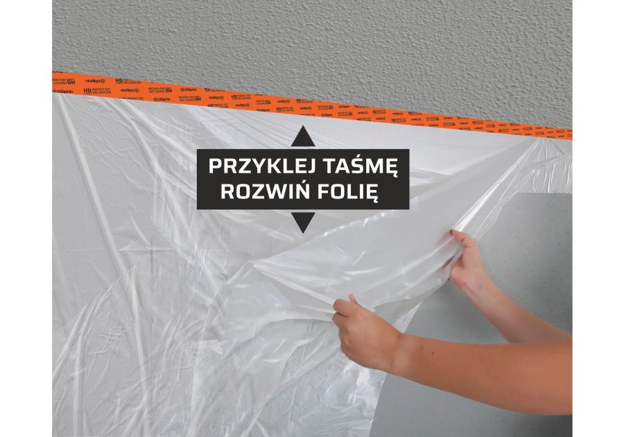 Zdjęcie: Taśma malarska chropowate powierzchnie Pro - Masker 280 cm BLUE DOLPHIN