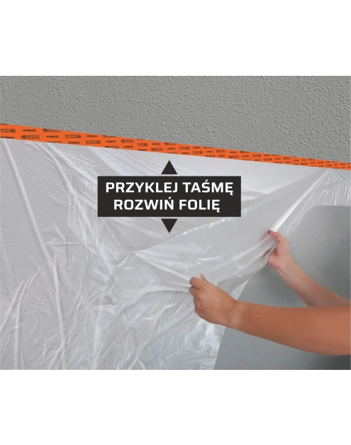 Zdjęcie: Taśma malarska chropowate powierzchnie Pro - Masker 280 cm BLUE DOLPHIN