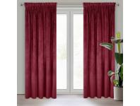 Zdjęcie: Zasłona gotowa Villa na taśmie 140x270 cm bordowy EUROFIRANY