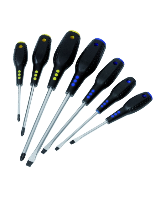 Zdjęcie: Zestaw wkrętaków CrV 7 szt. DEDRA