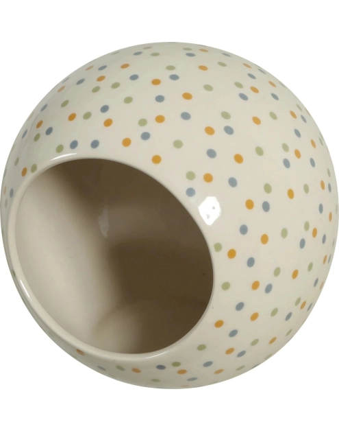 Zdjęcie: Domek ceramiczny Cosy dla chomika kula 10x10 cm ZOLUX