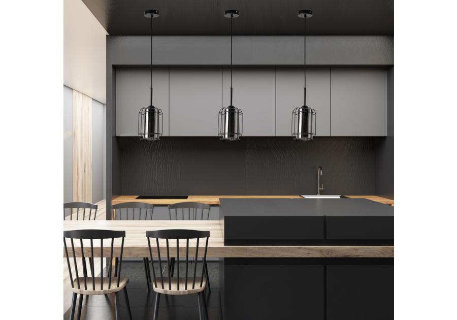 Zdjęcie: Lampa wisząca Jonera 1x40 W E27 czarny CANDELLUX